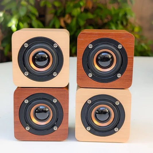Groomsmen Gifts Personalized Bluetooth Speaker Bridesmaid Gifts Custom Portable Rechargeable Bluetooth Speaker Mini Wood Speaker